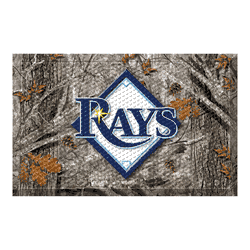 Tampa Bay Rays Rubber Scraper Door Mat Camo