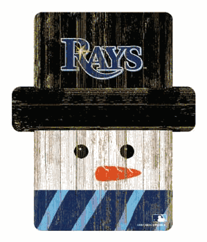 Tampa Bay Rays Snowman Ornament