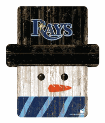 Tampa Bay Rays Snowman Ornament