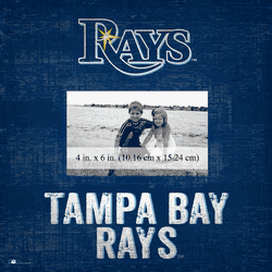 Tampa Bay Rays Team Name Frame 10"x10"