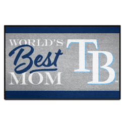 Tampa Bay Rays World's Best Mom Starter Mat Accent Rug - 19in. x 30in.