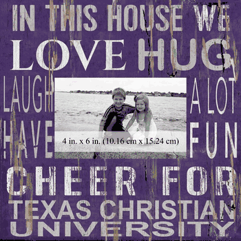 TCU Horned Frogs 10x10 In This House Frame