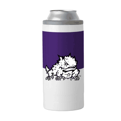 TCU Horned Frogs 12oz Colorblock Slim Can Coolie