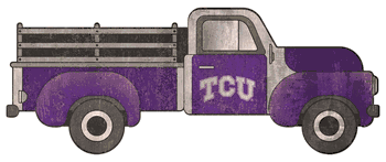 TCU Horned Frogs 15in Truck cutout
