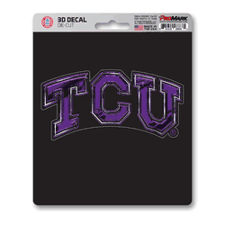 TCU Horned Frogs 3D Decal Sticker