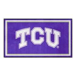 TCU Horned Frogs 3ft. x 5ft. Plush Area Rug