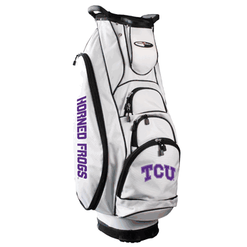 TCU Horned Frogs Albatross Golf Cart Bag - White