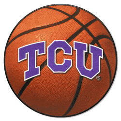 TCU Horned Frogs Basketball Rug - 27in. Diameter