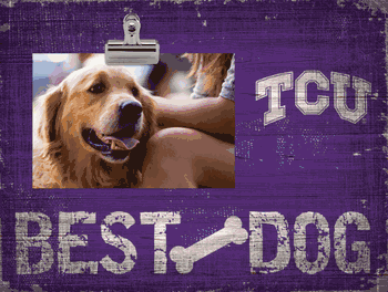 TCU Horned Frogs Best Dog Clip Frame