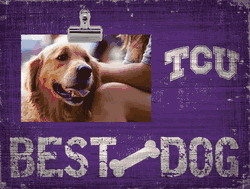 TCU Horned Frogs Best Dog Clip Frame