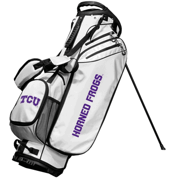 TCU Horned Frogs Birdie Golf Stand Bag - White