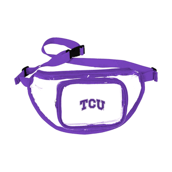 TCU Horned Frogs Clear Fanny Pack