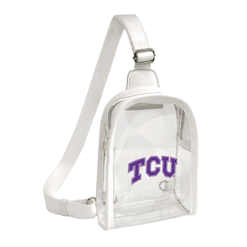 TCU Horned Frogs Clear Mini Sling Stadium Bag