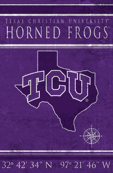TCU Horned Frogs Coordinates 17x26