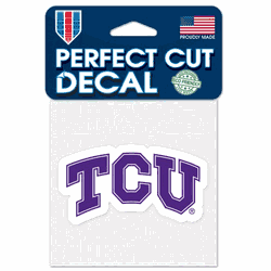 TCU Horned Frogs Decal 4x4 Perfect Cut Color