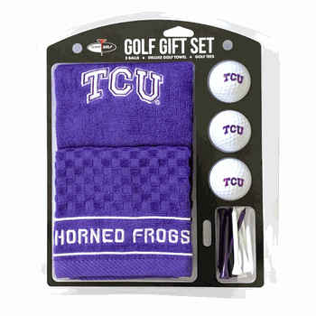 TCU Horned Frogs Embroidered Towel Gift Set