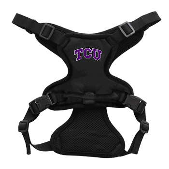 TCU Horned Frogs Front Clip Pet Harness Large