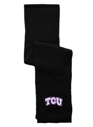 TCU Horned Frogs Full Color Waffle Scarf