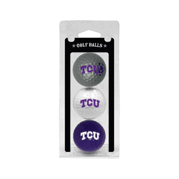 TCU Horned Frogs Golf Balls - 3 Pack