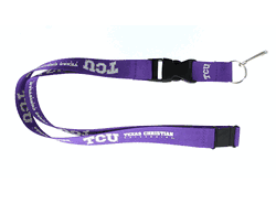 TCU Horned Frogs Lanyard Purple