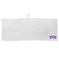 TCU Horned Frogs Large Microfiber Towel - 16" x 40" (White)
