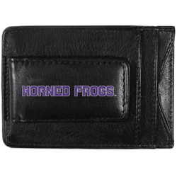 TCU Horned Frogs Logo Leather Cash and Cardholder