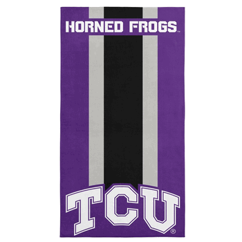 TCU Horned Frogs NCAA Zone Read Beach Towel 30 x 60 inches