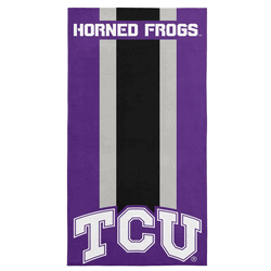TCU Horned Frogs NCAA Zone Read Beach Towel 30 x 60 inches