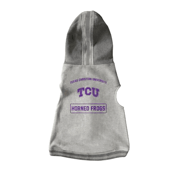 TCU Horned Frogs Pet Hooded Crewneck Type XS
