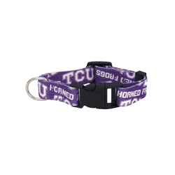 TCU Horned Frogs Pet Team Collar Medium