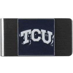 TCU Horned Frogs Steel Money Clip