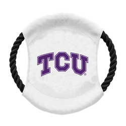 TCU Horned Frogs Team Flying Disc Pet Toy
