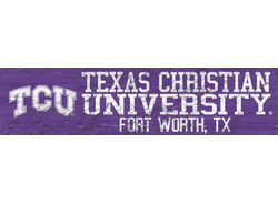 TCU Horned Frogs Team Name Sign