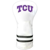 TCU Horned Frogs Vintage Driver Headcover (White)