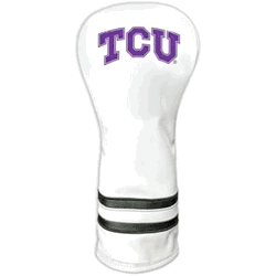 TCU Horned Frogs Vintage Fairway Headcover (White)