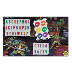 Teenage Mutant Ninja Turtles Learning is Rad Washable Rug 36x62 inches