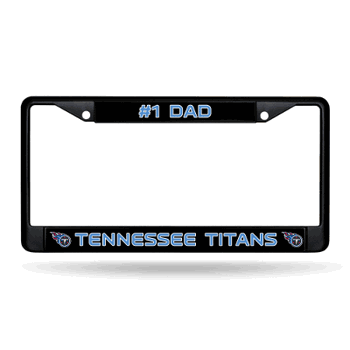 Tennessee Titans #1 Dad Black Chrome Frame with Decal Inserts 12