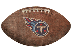 Tennessee Titans 12" Football Shaped Sign