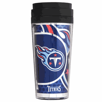Tennessee Titans 16oz Acrylic Travel Tumbler with Metallic Graphics