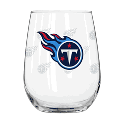 Tennessee Titans 16oz Satin Etch Curved Beverage Glass