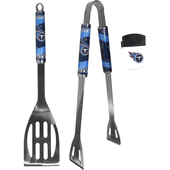 Tennessee Titans 2 pc BBQ Set and Chip Clip