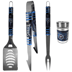 Tennessee Titans 3 pc Tailgater BBQ Set and Season Shaker