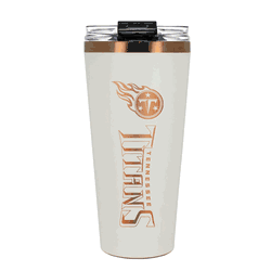 Tennessee Titans 32oz Crme and Copper Big Slim Tumbler with Straw