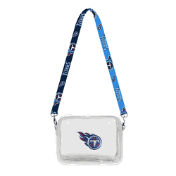 Tennessee Titans 3D Logo Clear Fanny Fan Purse