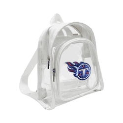 Tennessee Titans 3D Logo Clear Mini Backpack