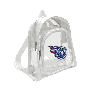 Tennessee Titans 3D Logo Clear Mini Backpack