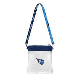 Tennessee Titans 3D Logo Clear Satchelette