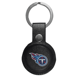 Tennessee Titans AirTag Compatible Leather Key Chain