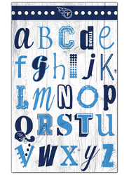 Tennessee Titans Alphabet 11x19 Sign