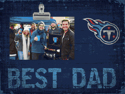 Tennessee Titans Best Dad Clip Frame